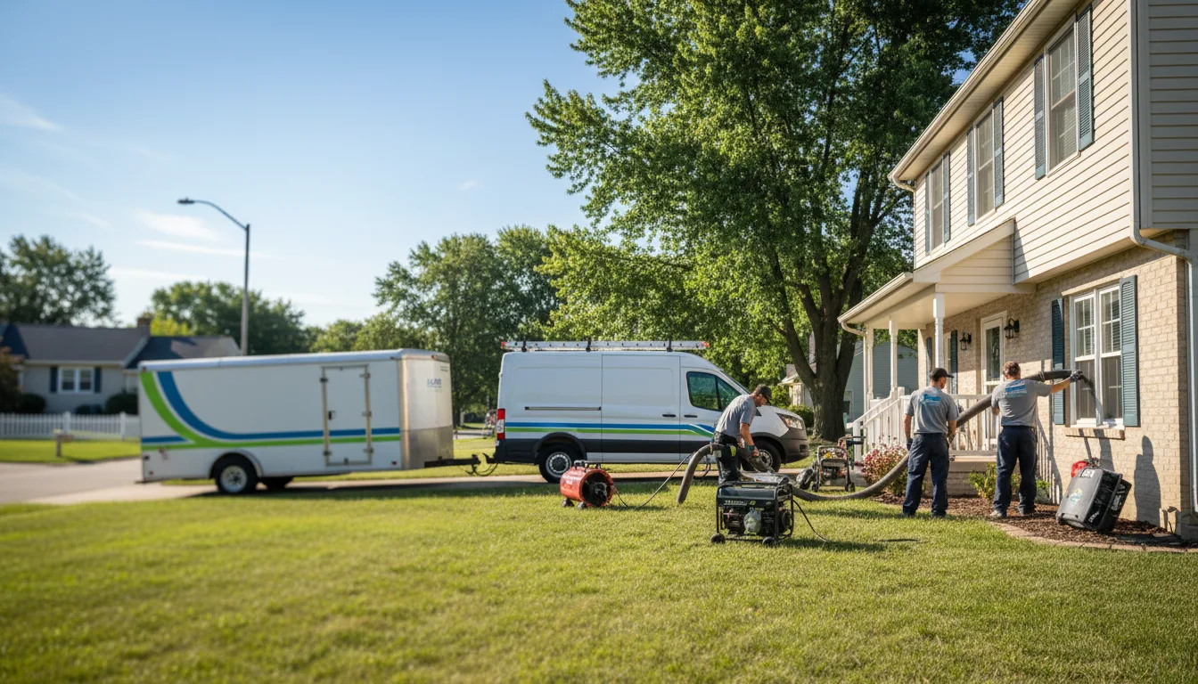 Flooded Basement Restoration And Cleanup With Repair in Griswold, CT near me